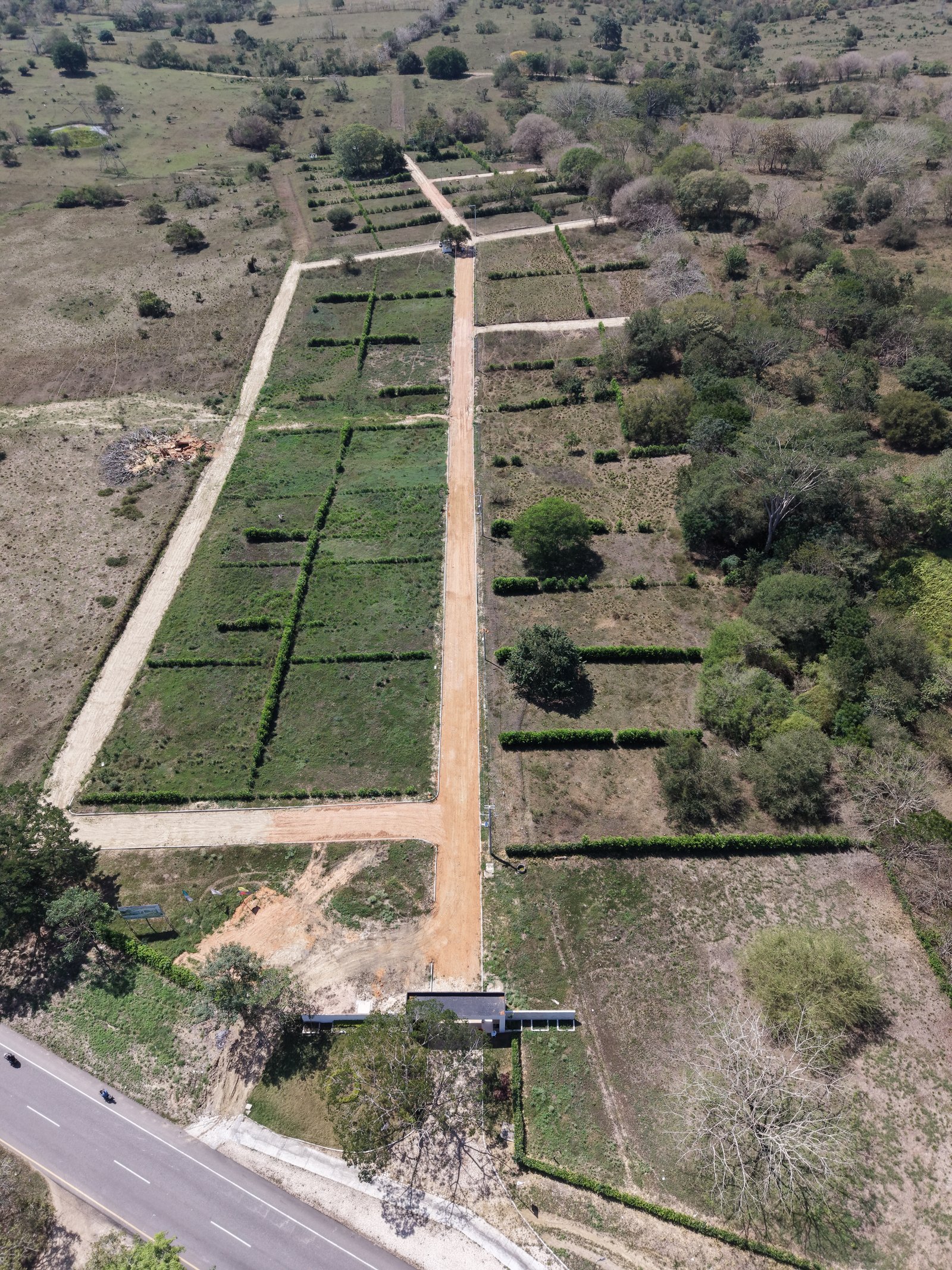 Estado actual de los lotes Los Ángeles Campestre